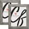 2 Pack Craig Frames Bauhaus 125 Barnwood Gray Picture Frame